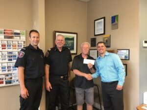 SeaFirst Donation Saanich Fire Hall